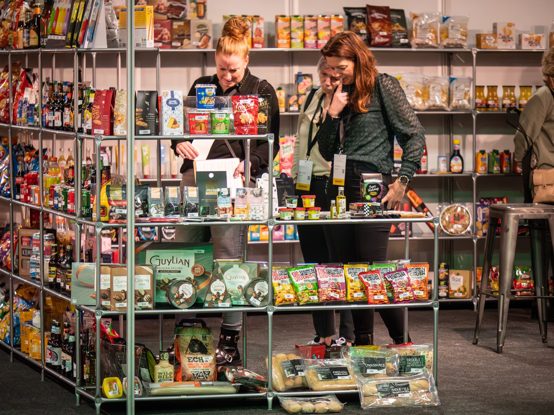 Sfeervolle beursfoto