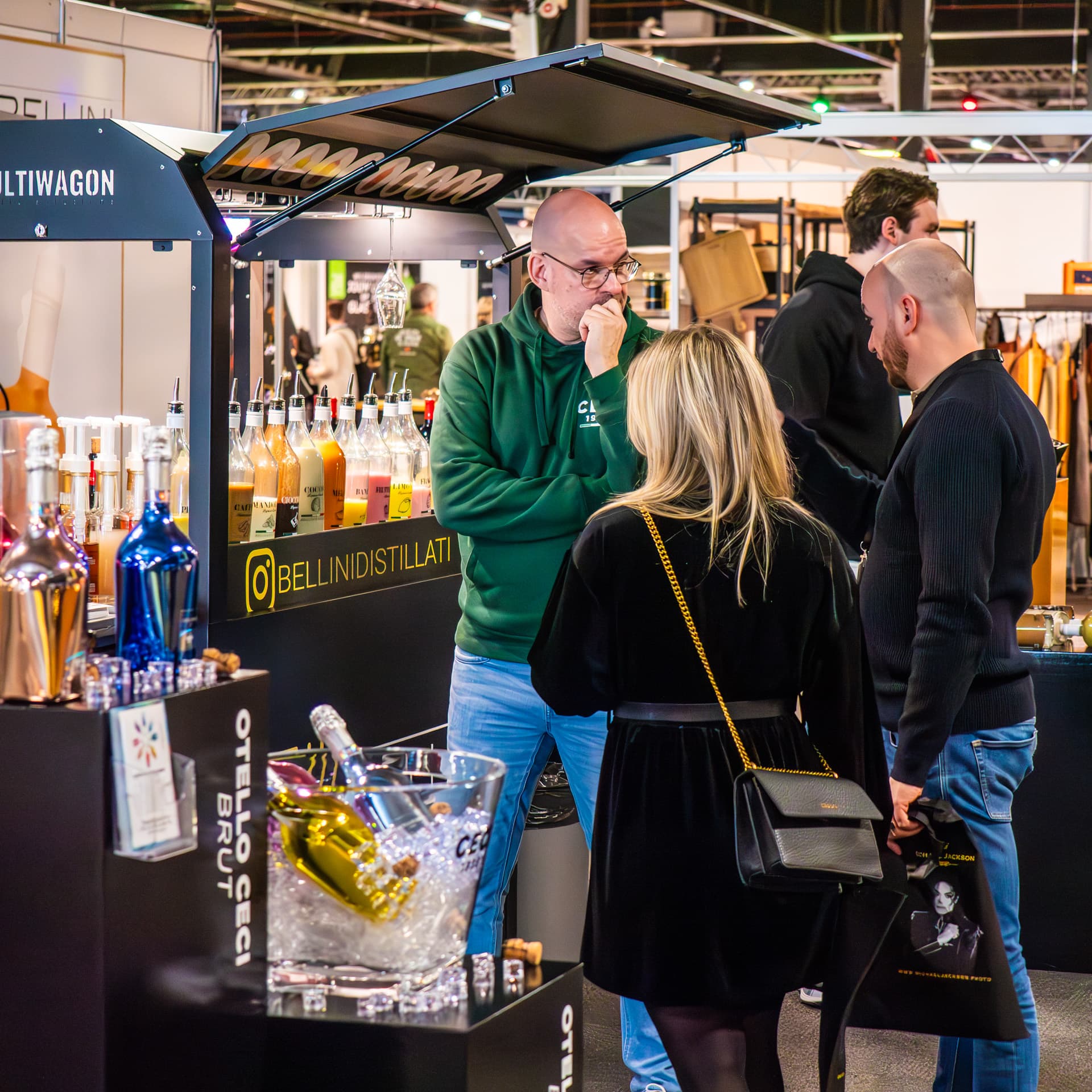 Kerstpakkettenbeurs publiek